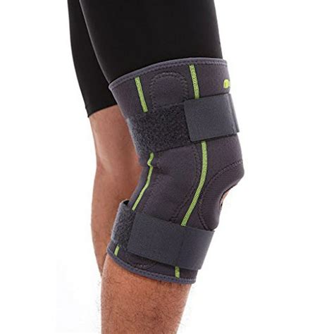 how to put on a knee brace with metal brackets|adjustable knee support brace.